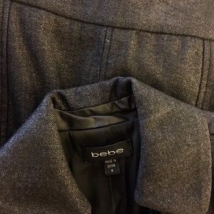 Bebe Dark Gray Suit